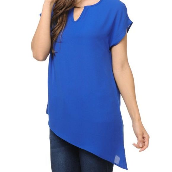 Royal Blue Blouse - Picture 1 of 2